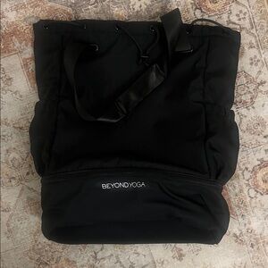Beyond Yoga Black Tote Bag/backpack